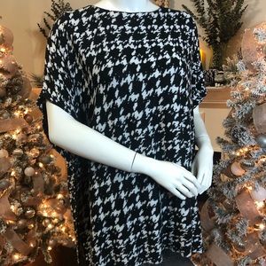 ATF Houndstooth Poncho